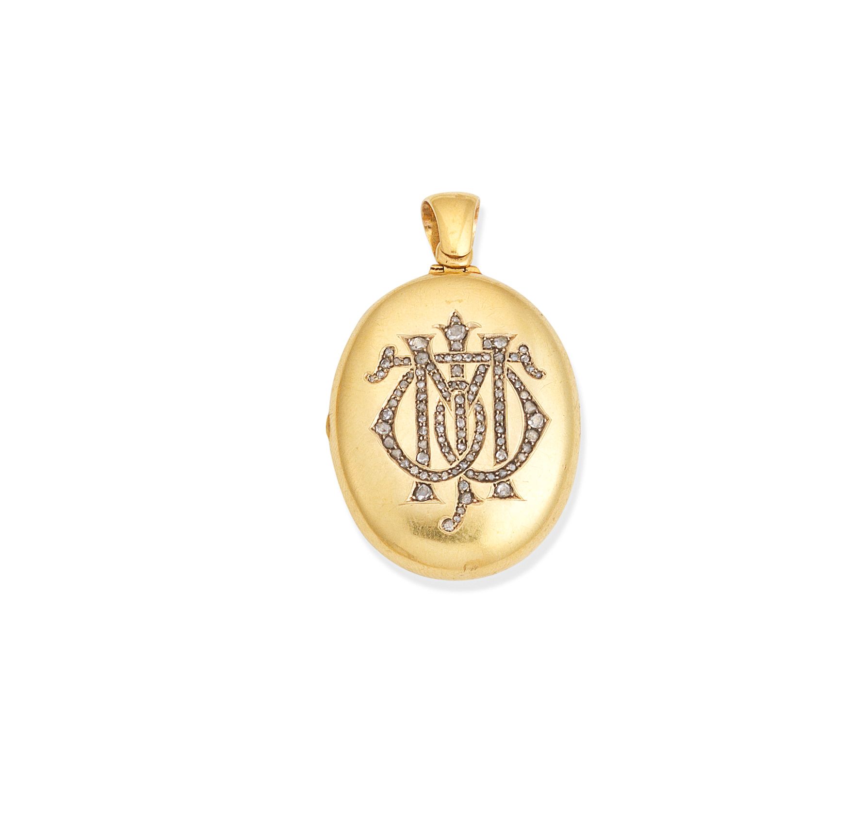 A diamond locket,