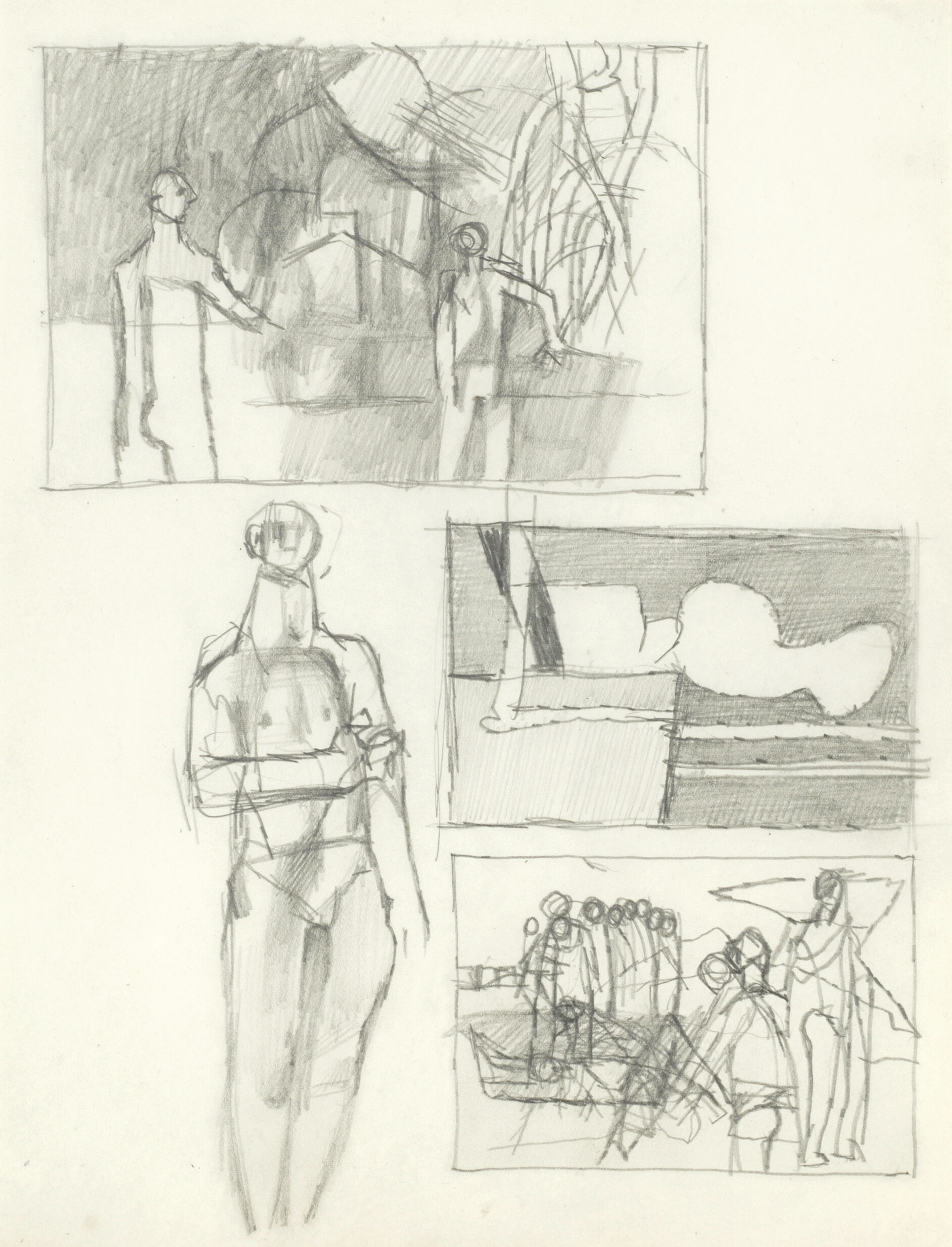 Bathing Figures