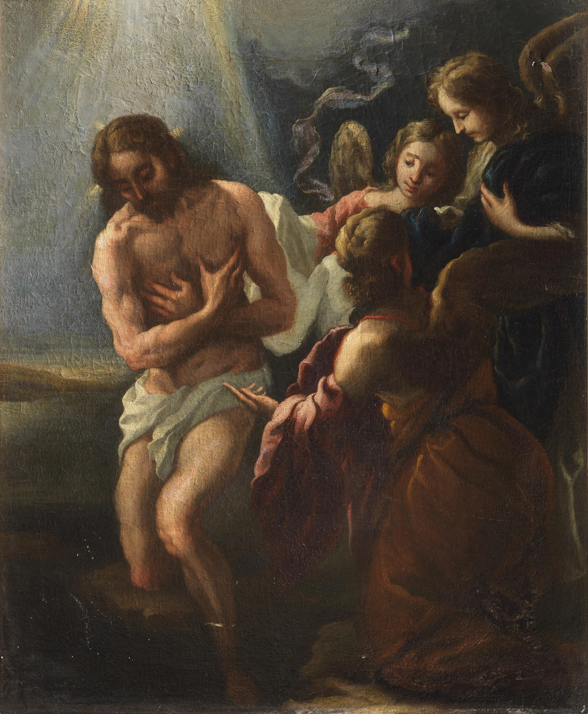 Bonhams : Italian School, 18th Century The Baptism of Christ