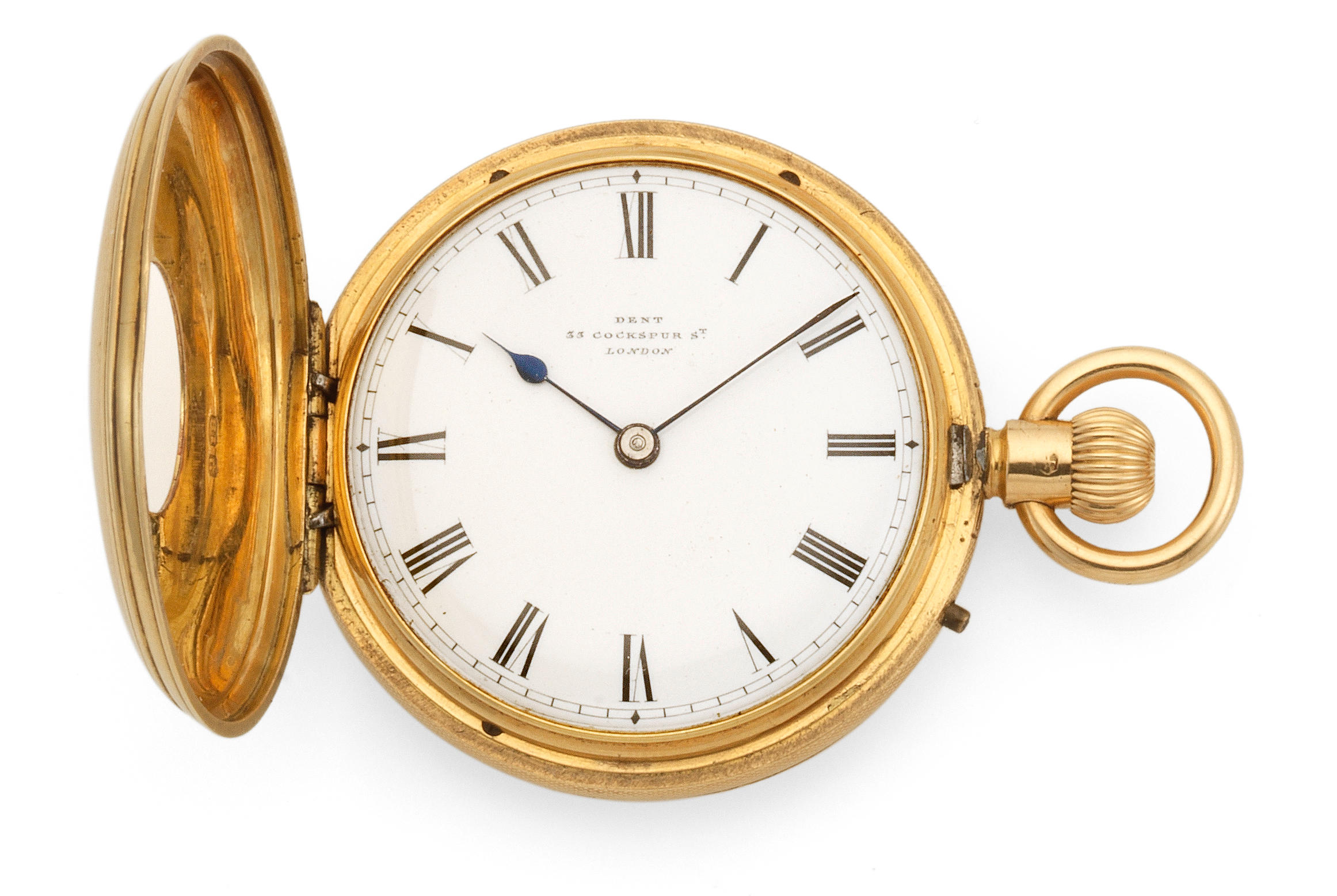 Bonhams : Dent, 33 Cockspur Street, London. An 18K gold keyless wind ...