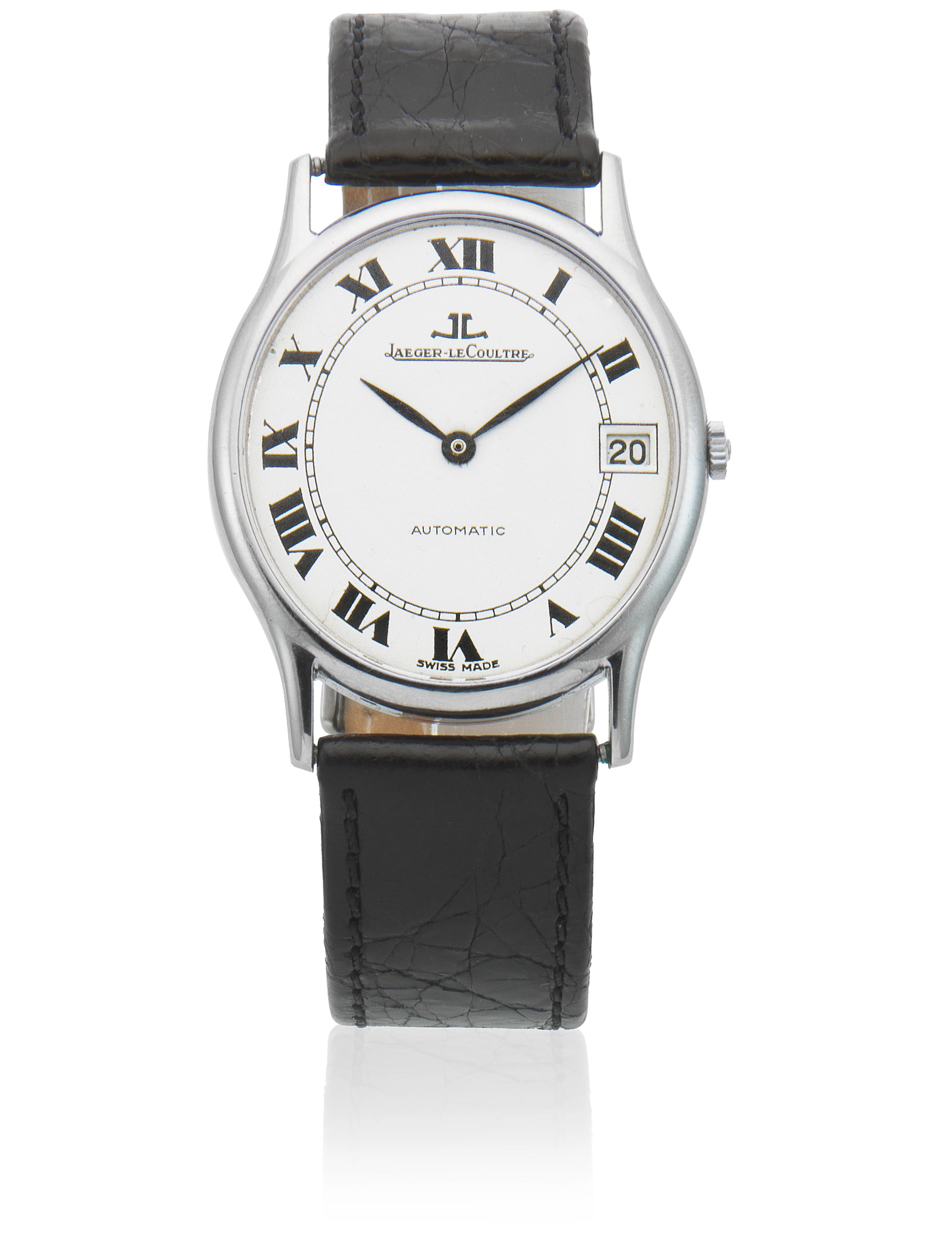 Jaeger-LeCoultre Jaeger-LeCoultre. A stainless steel automatic calendar wristwatch Ref: 5002 42, Circa 1980 · 5002