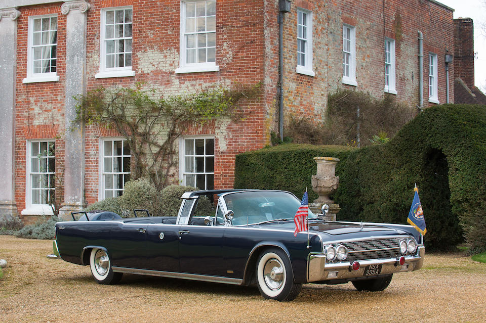 Bonhams : 1963 Lincoln Continental Presidential Limousine Chassis no ...