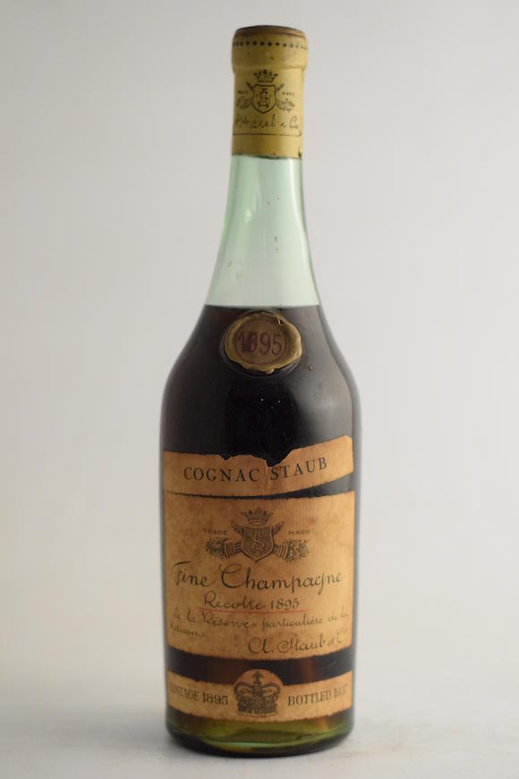 Bonhams : Staub & Co. Fine Champagne Cognac 1895, Bottled 1937 (1)