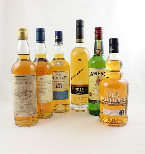 Bonhams Dallas Dhu10 year old Talisker10 year old The Glenlivet