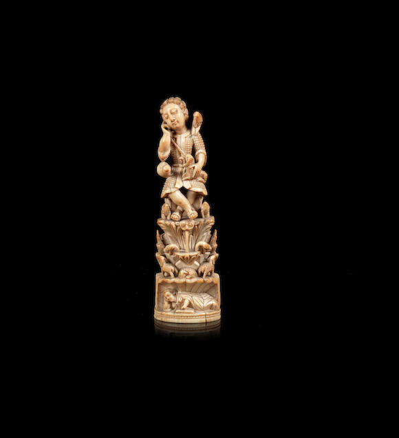 Bonhams : An Indo-Portuguese ivory figure of Christ as the Good ...