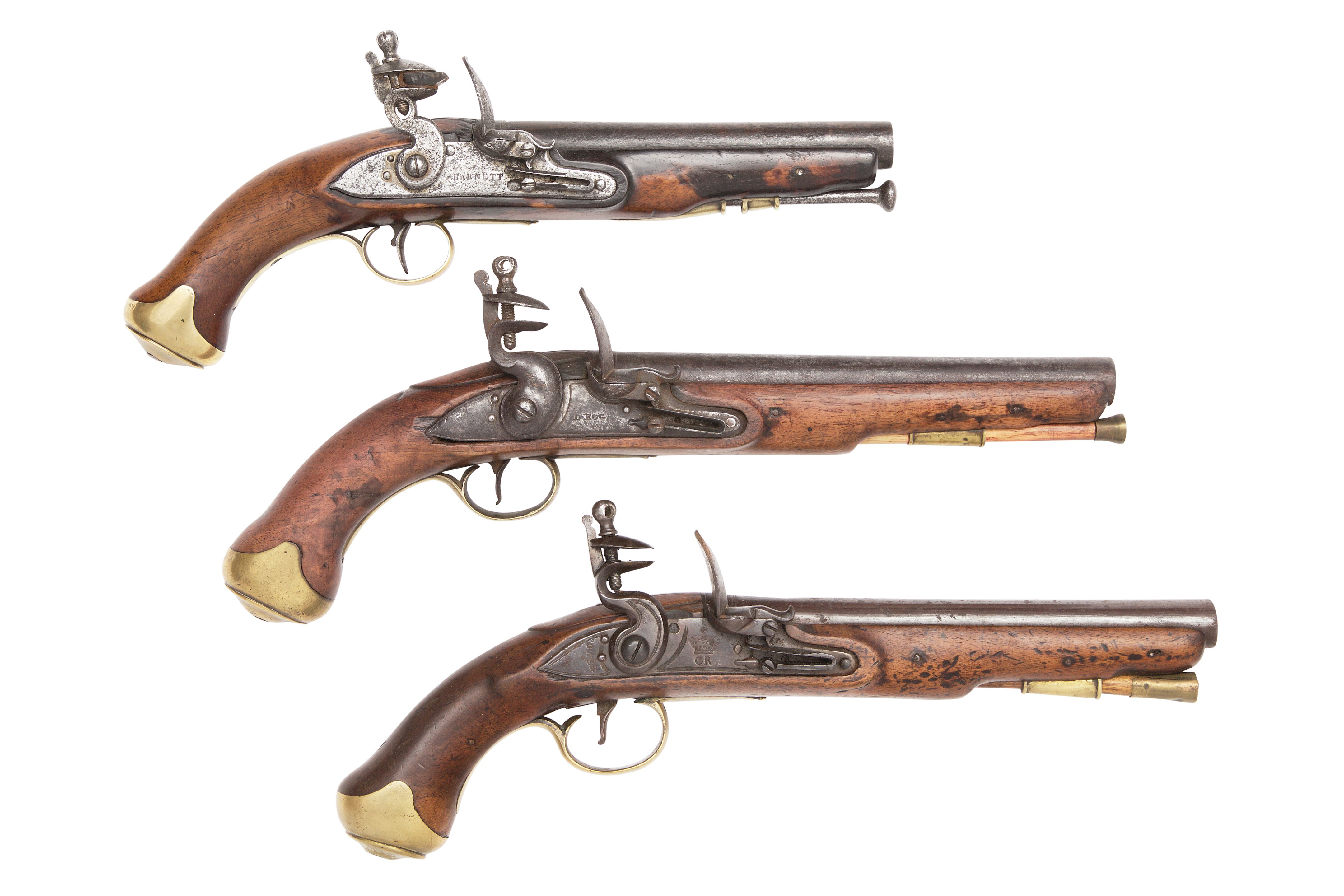 A 16Bore Flintlock Commercial Light Dragoon Flintlock Service Pistol