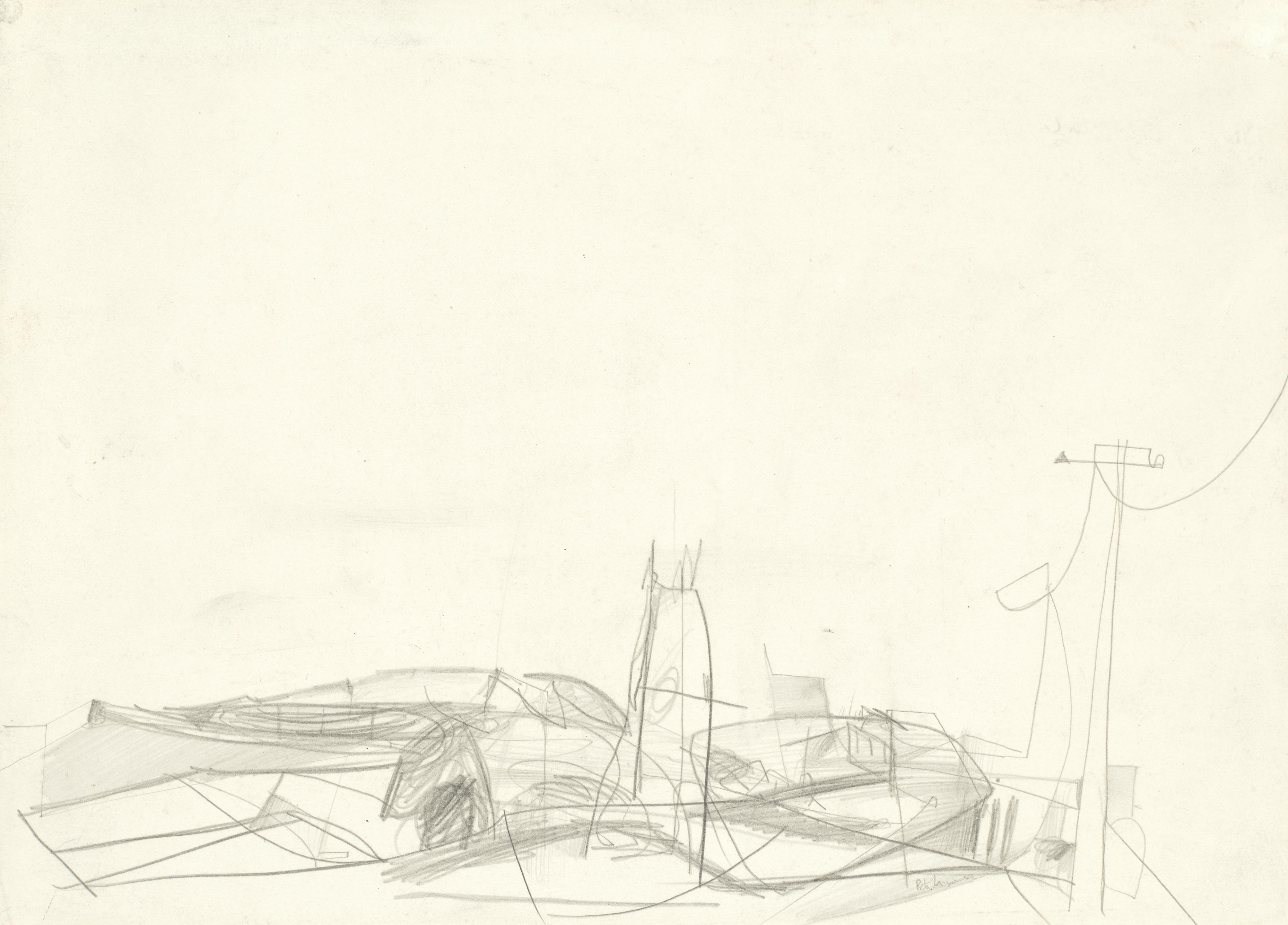 Bonhams : Peter Lanyon (British, 1918-1964) Study for St Just ((unframed) )