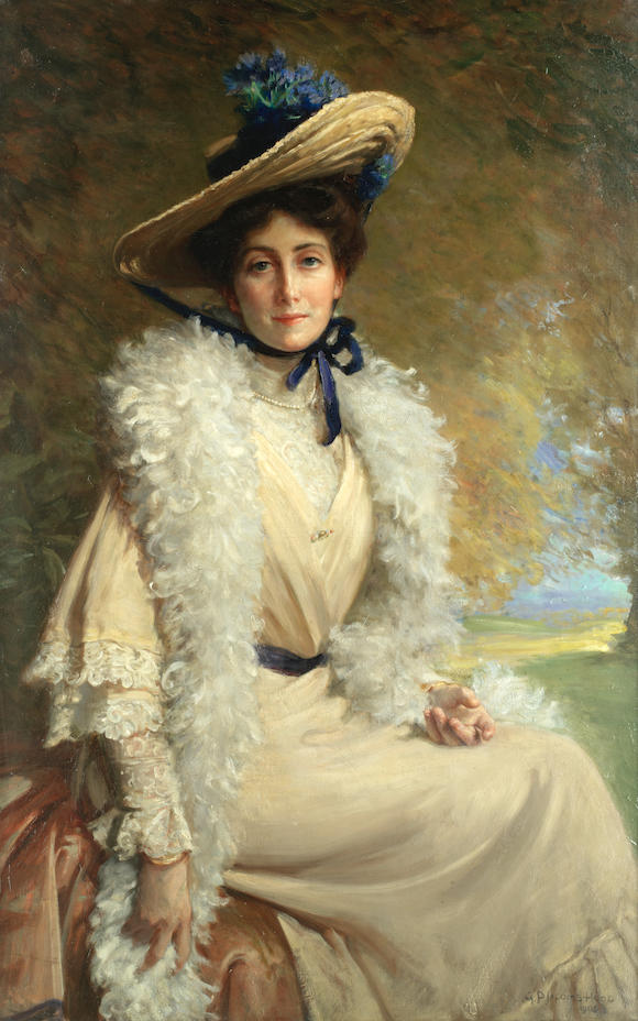 Bonhams : George Percy R. E. Jacomb-Hood (British, 1857-1929) Mrs ...