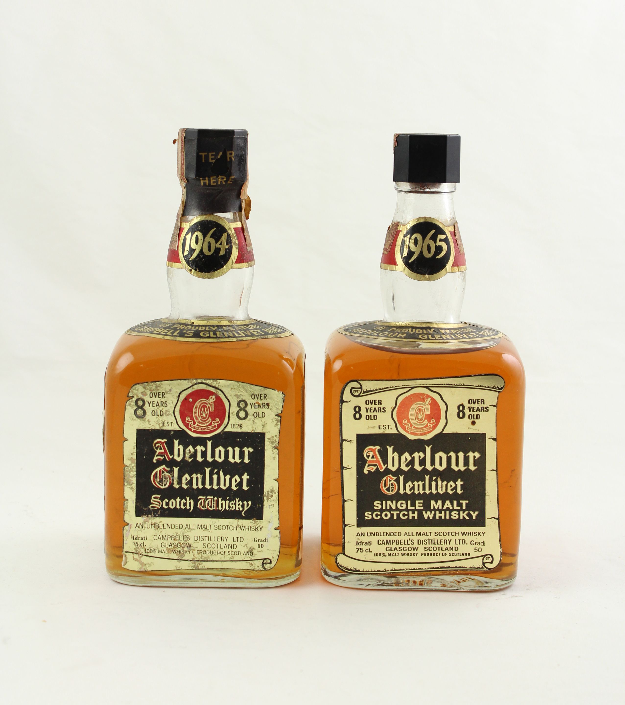 Bonhams : Aberlour-Glenlivet-8 year old-1964 Aberlour-Glenlivet-8 