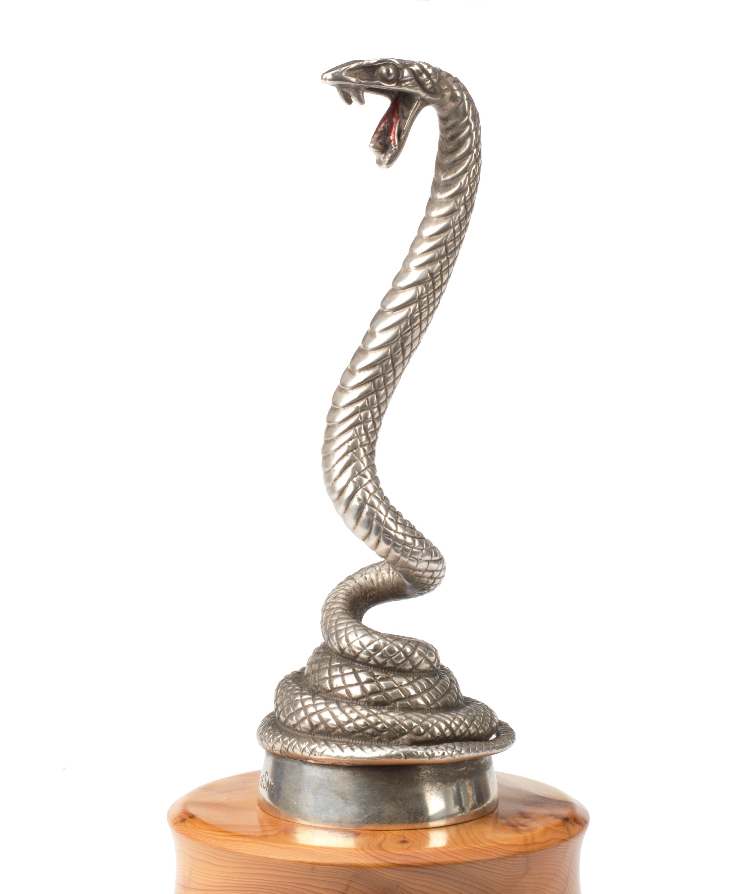 Bonhams Cars A 'Coiled Serpent' mascot by Desmo, British, circa 1930,
