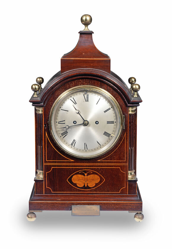 Monaghan Clock Bonhams : A George III style pagoda top mahogany mantel clock