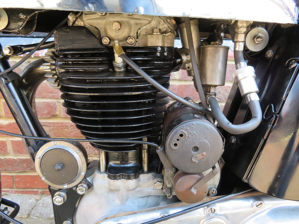 Bonhams 1938 Excelsior 500cc Manxman Frame no. MVH240 Engine no. GJA143