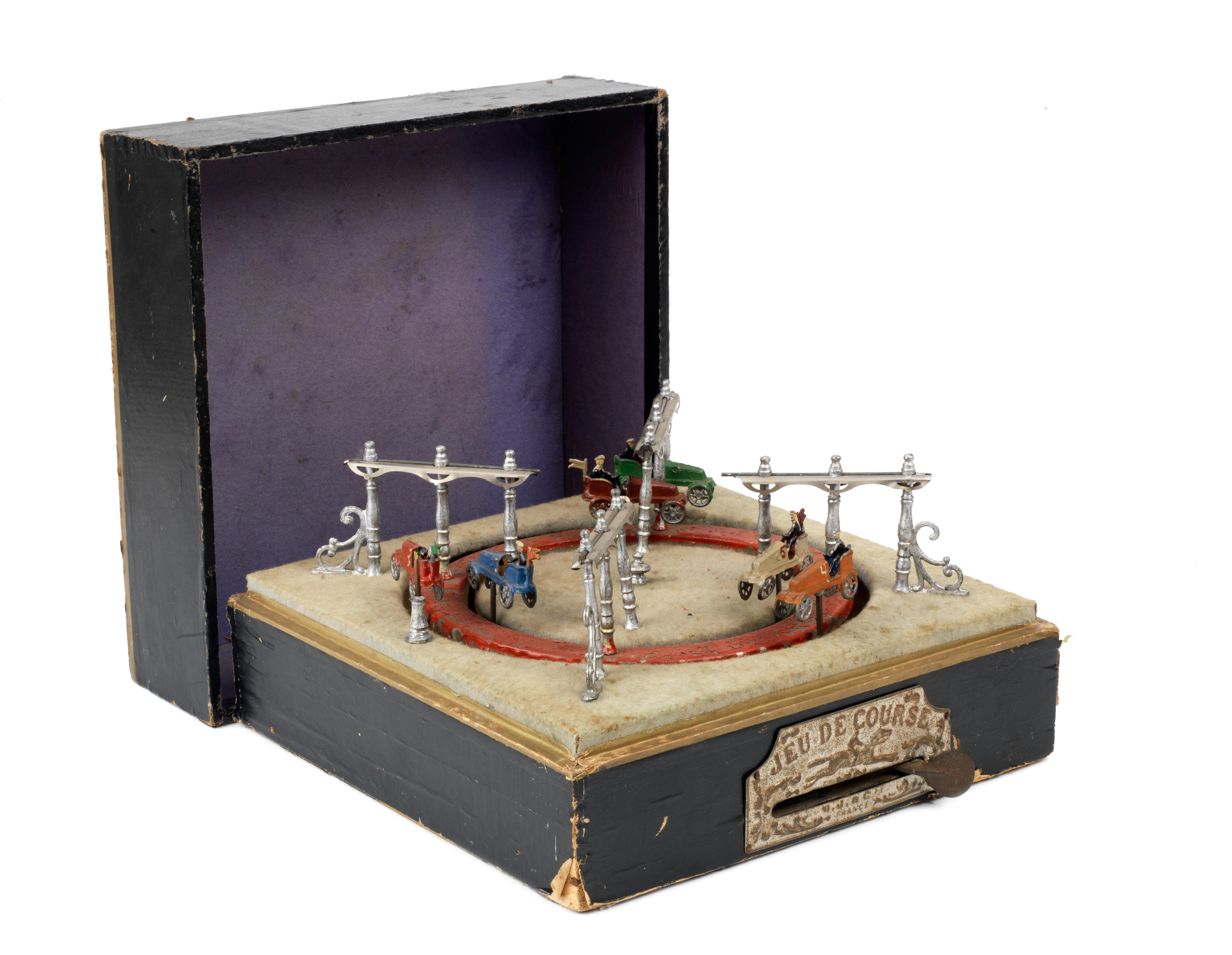 Bonhams Cars : A Jeu Du Corse Boxed Mechanical Game By M J & Cie 