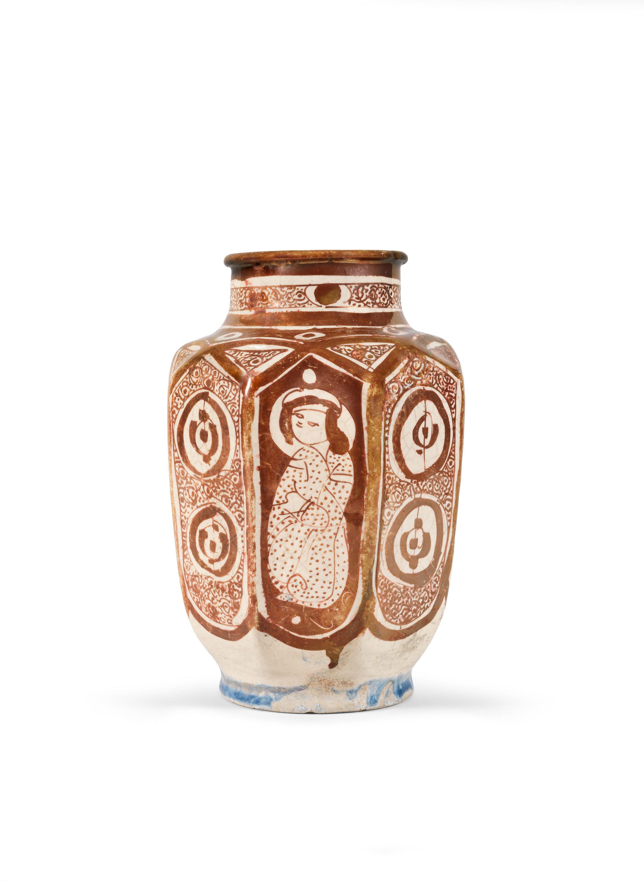 Bonhams A Kashan Lustre Pottery Jar Persia Late 12th Century