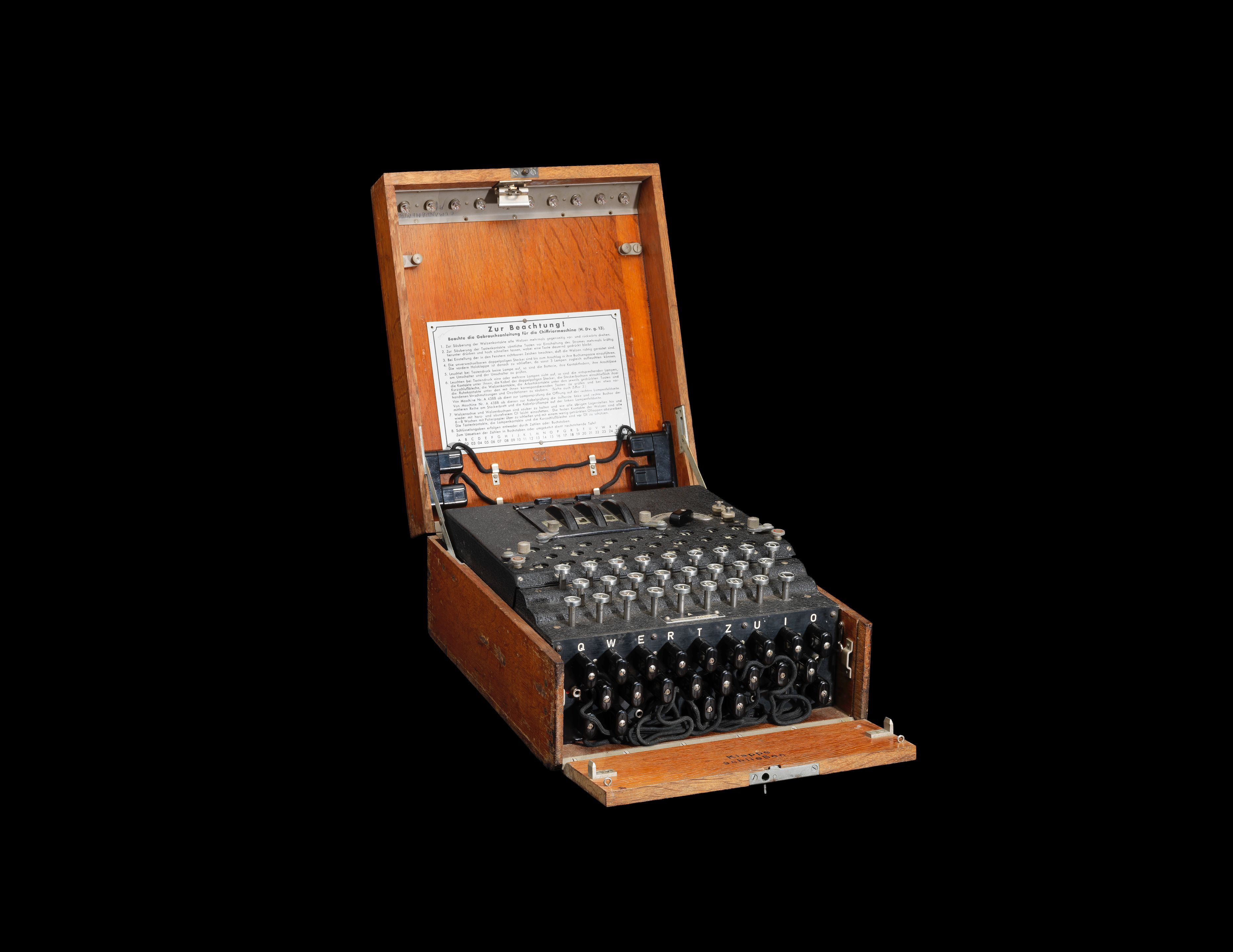 Bonhams : A very original Heinsoeth und Rinke three rotor Enigma ...