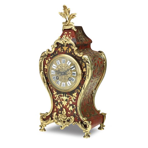 Bonhams A late 19th century tortoiseshell and Boulle mounted mantel