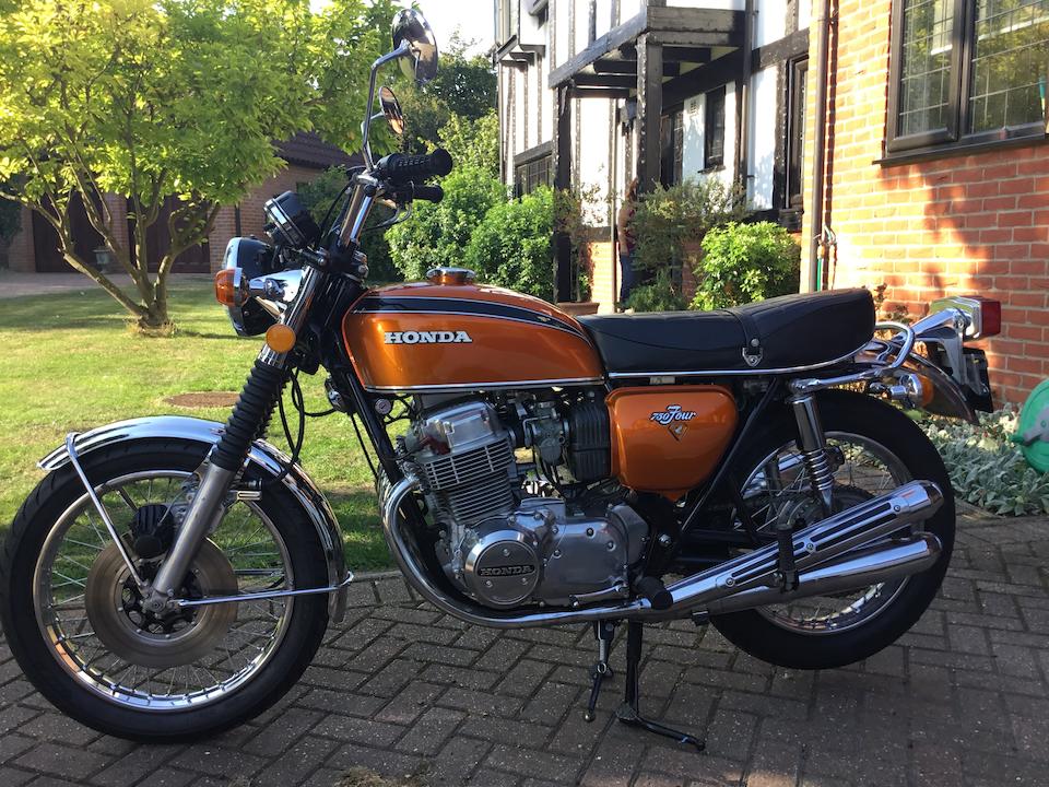 Bonhams 1972 Honda 736cc Cb750 K2 Frame No Cb750 Engine No Cb750e