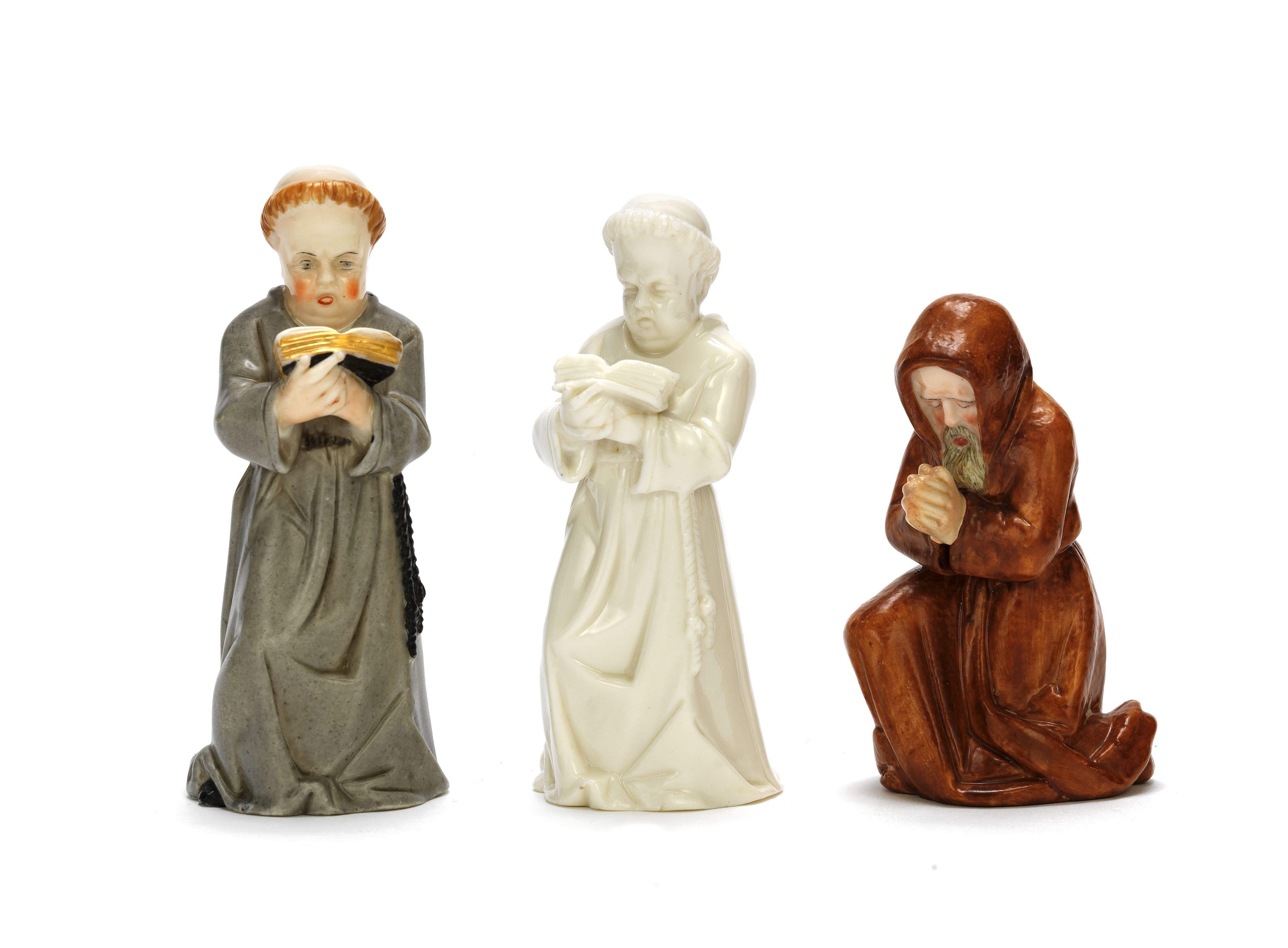 The Friar or Kneeling Monk and the Standing Monk: three Kerr and Binns ...