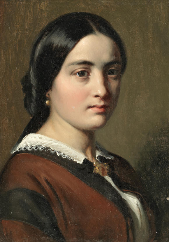 Bonhams : Wilhelm Nicolai Marstrand (Danish, 1810-1873) Portrait of a ...