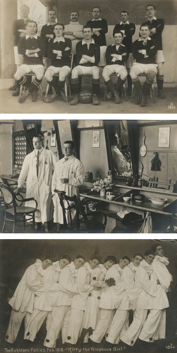 Bonhams WORLD WAR I RUHLEBEN PRISON CAMP A good collection of 76