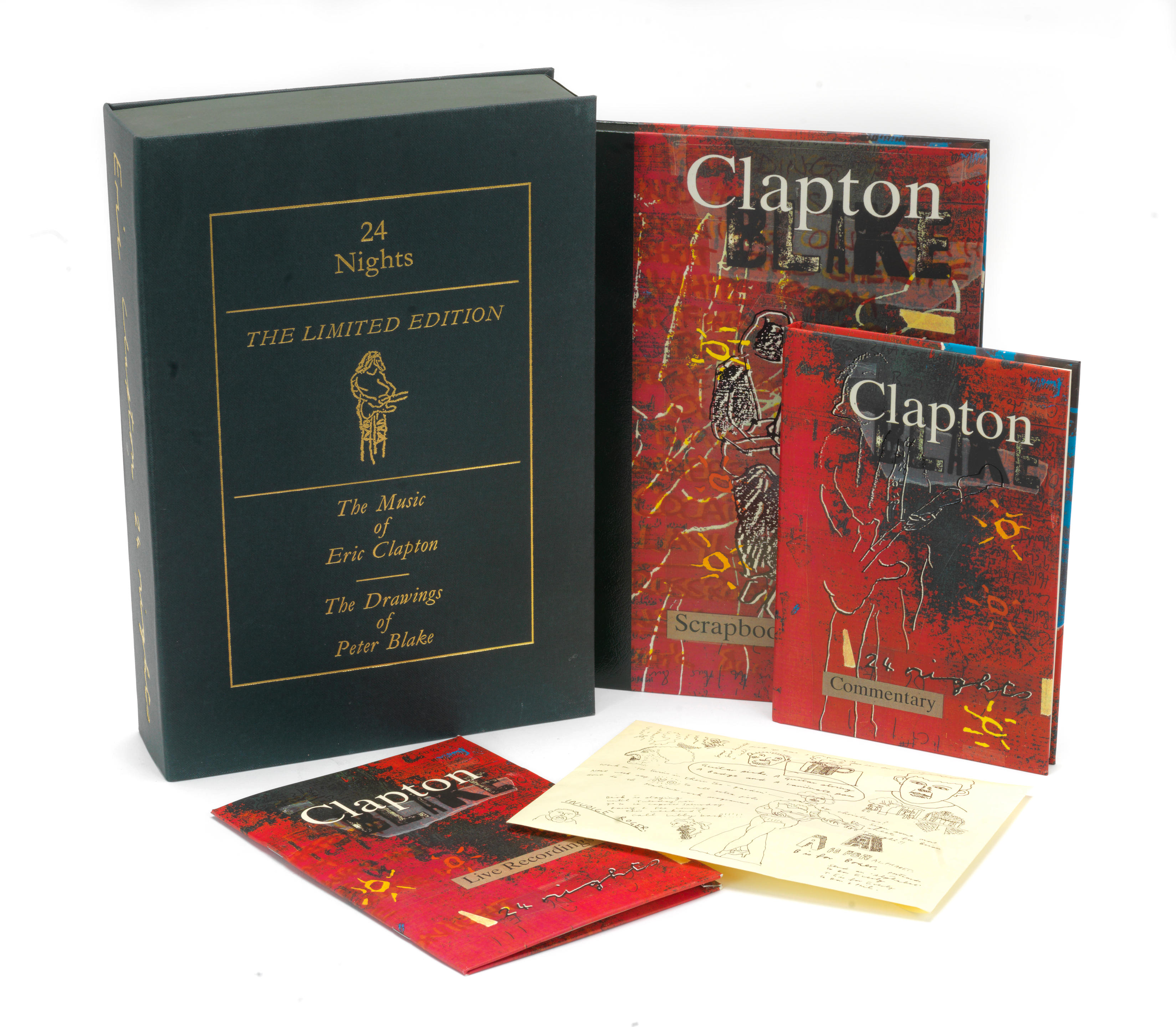 Eric Clapton: an autographed copy of '24 Nights' by Eric Clapton with...