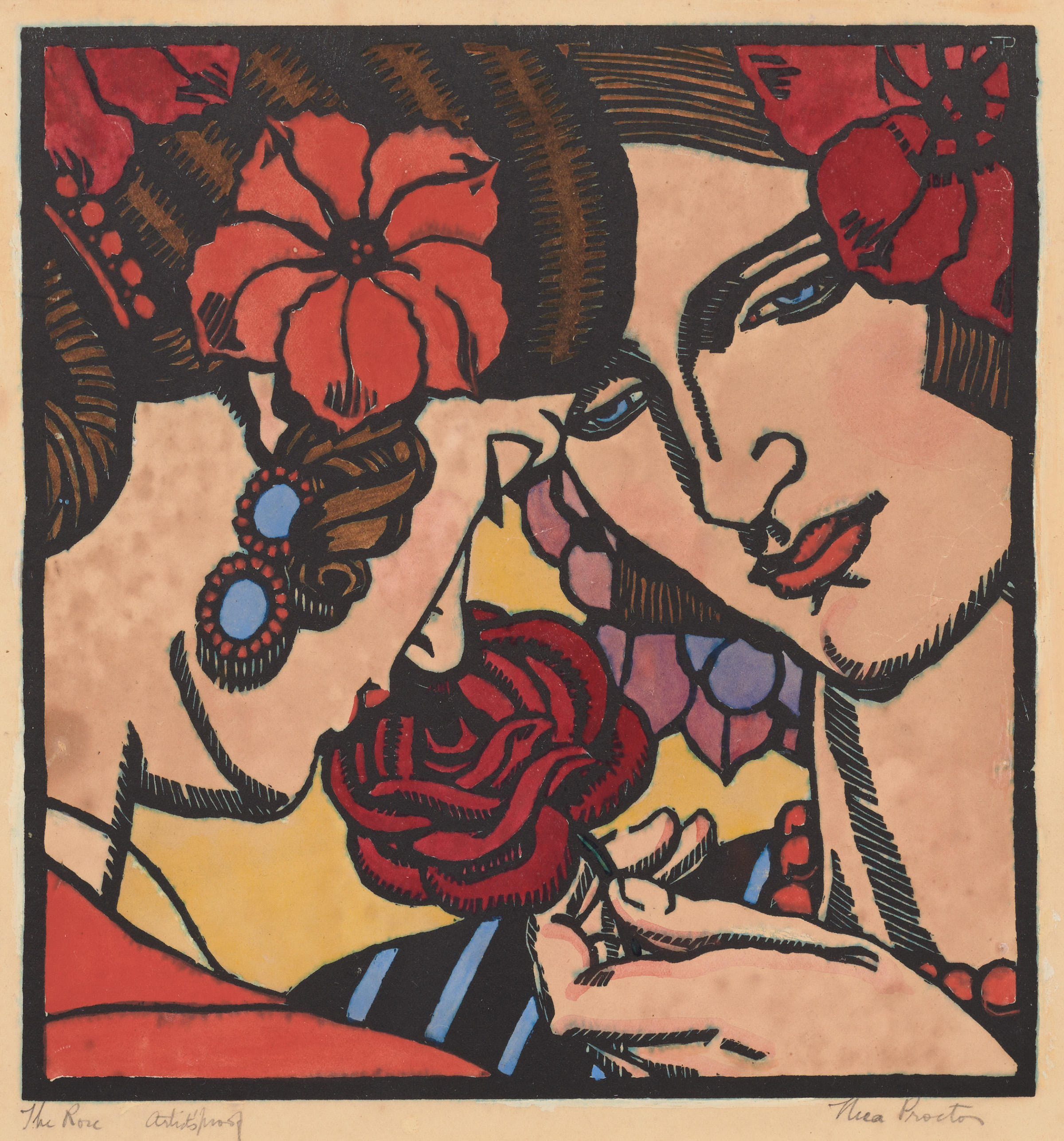 Bonhams : Thea Proctor (1879-1966) The Rose, 1927