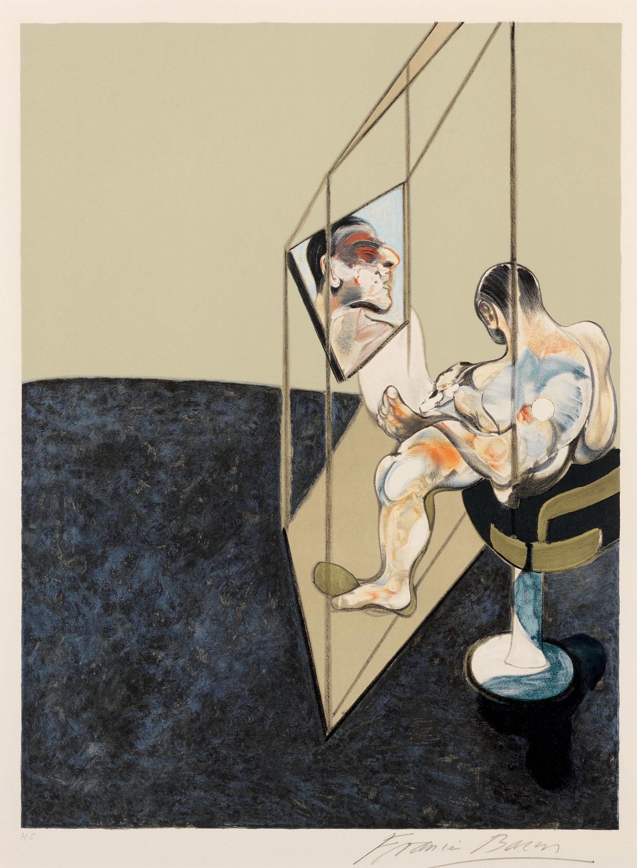 Trois Etudes De Dos D'Homme (The Right Hand Panel)