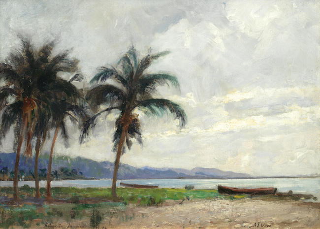 Albert Salisbury Wood(British, fl.1896-1928)'Kingston, Jamaica'