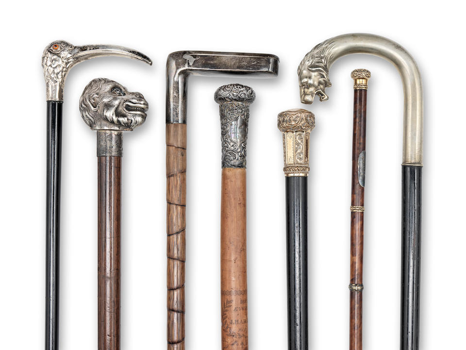 Bonhams : A large collection of 19th and early 20th century walking ...