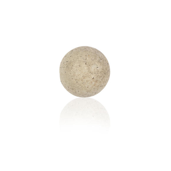 Bonhams : A SMOOTH GUTTA-PERCHA GOLF BALL, CIRCA 1850