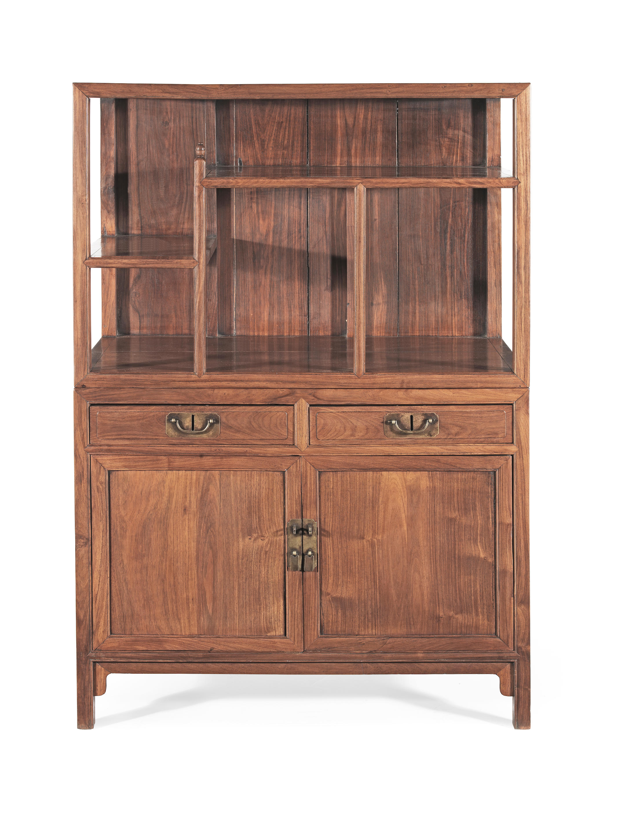 Bonhams : A huanghuali display cabinet Late Qing Dynasty/Republic period