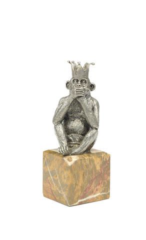A 'KING MONKEY' MASCOT, PRE-WAR,