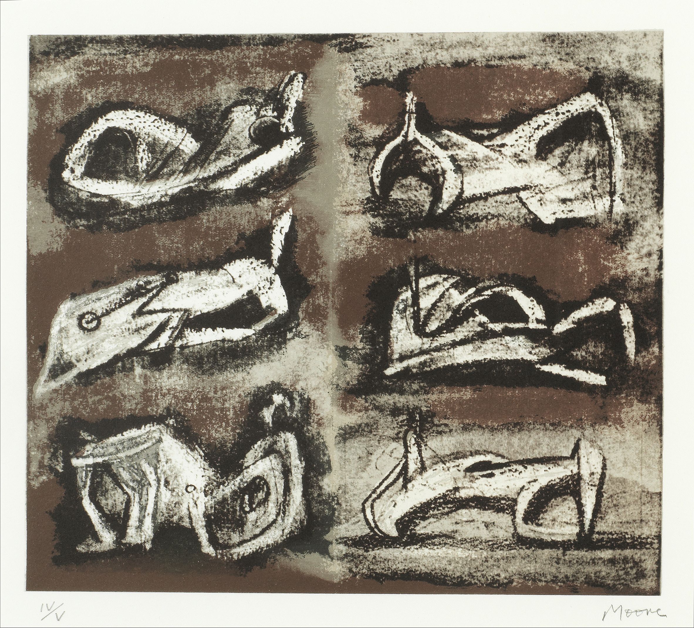 Six Reclining Figures