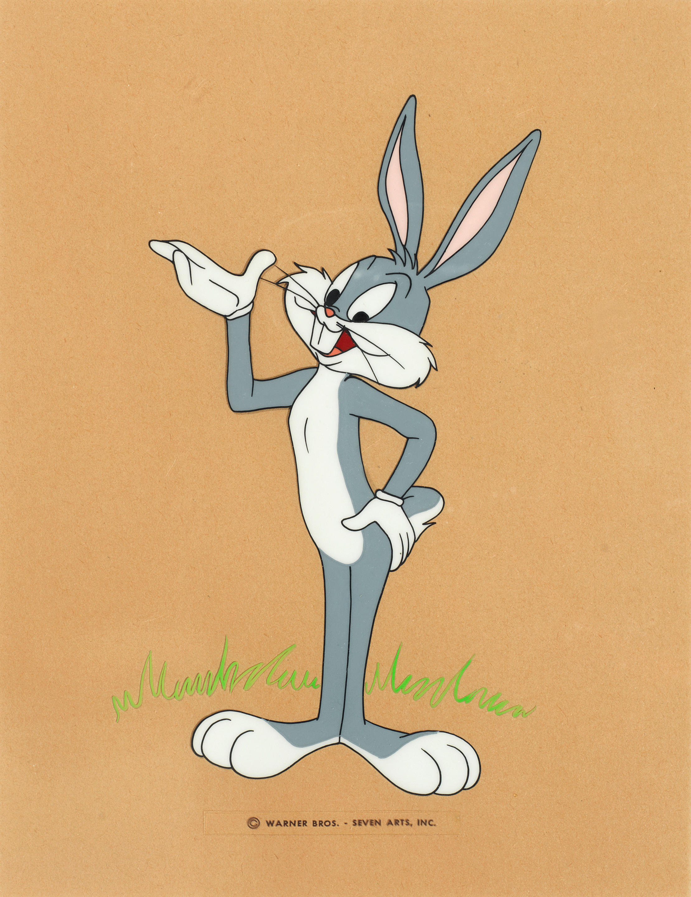 Bugs Bunny: An original animation art cel,