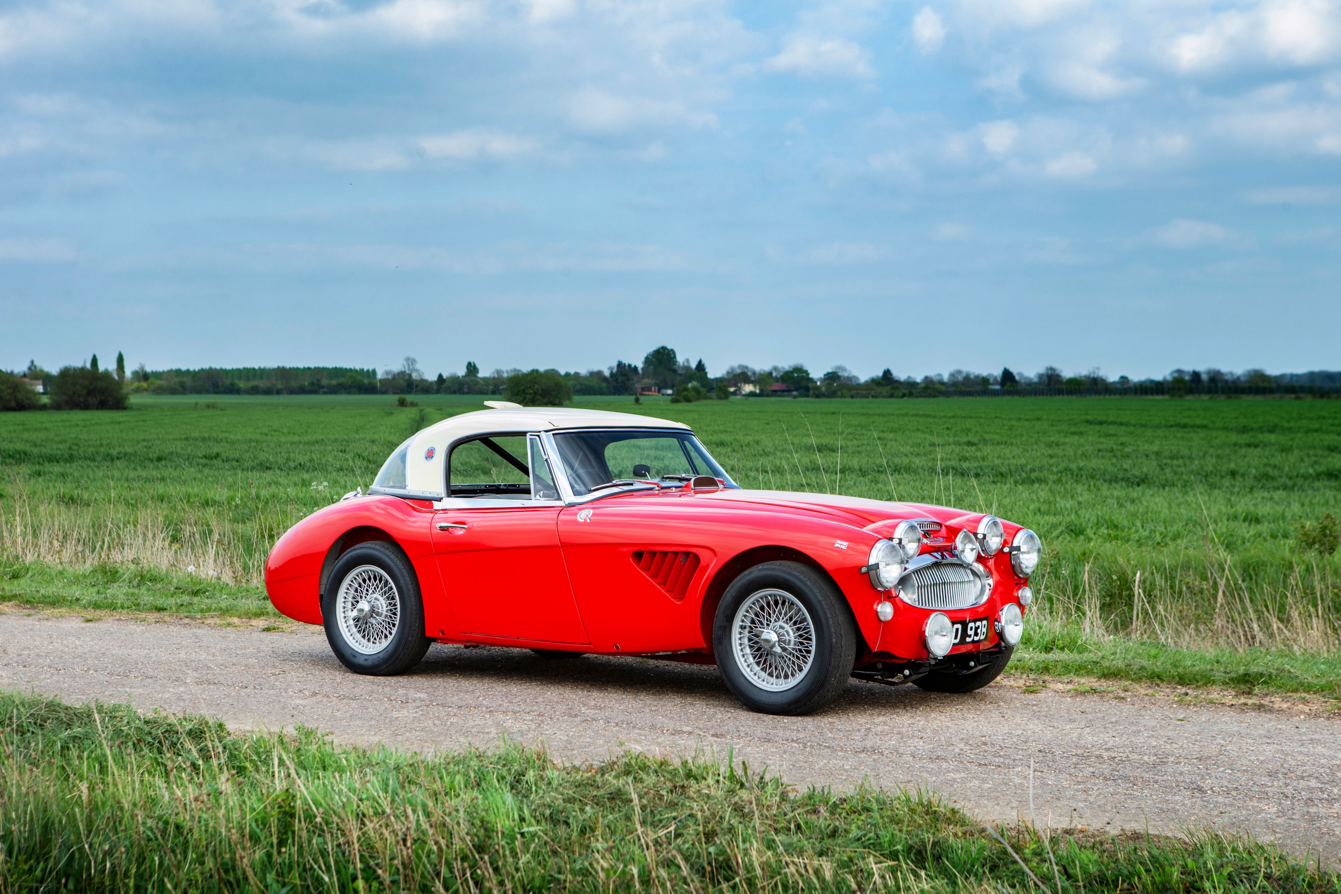 Bonhams One Of Four Works Cars Prepared By The Factory For The 1964 Season Winner Of The 1964 Spa Sofia Liege Rally 1964 Austin Healey 3000 Mkiii Bj8 Works Rally Car Chassis No Hbj8