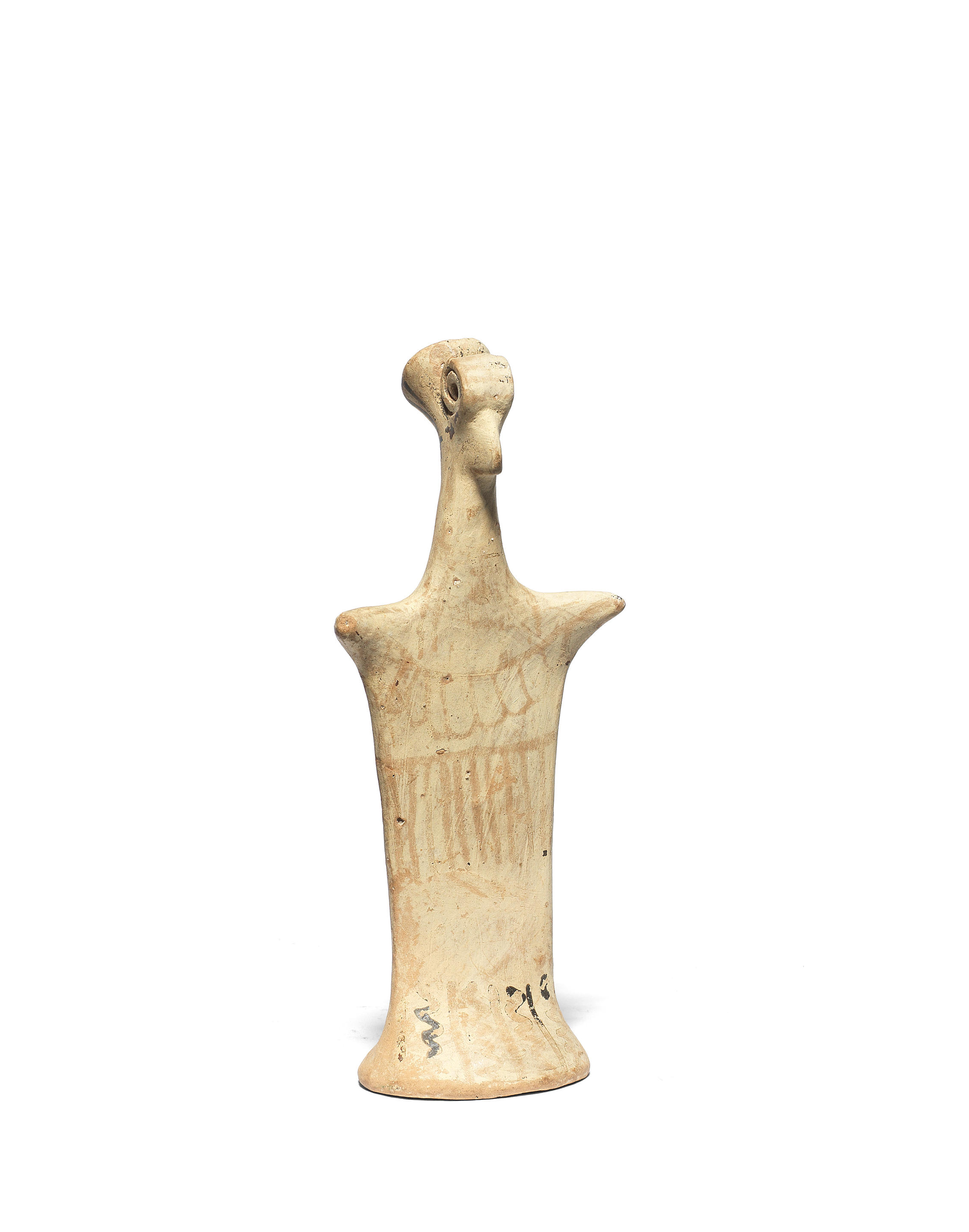 Bonhams : A Boeotian terracotta Pappades figure