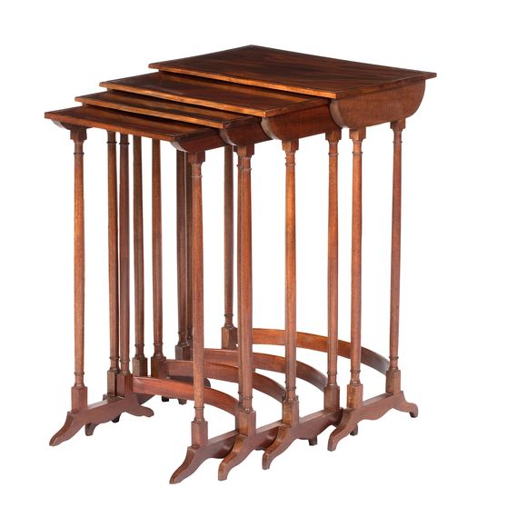 Bonhams A quartetto of mahogany tables, 20th century