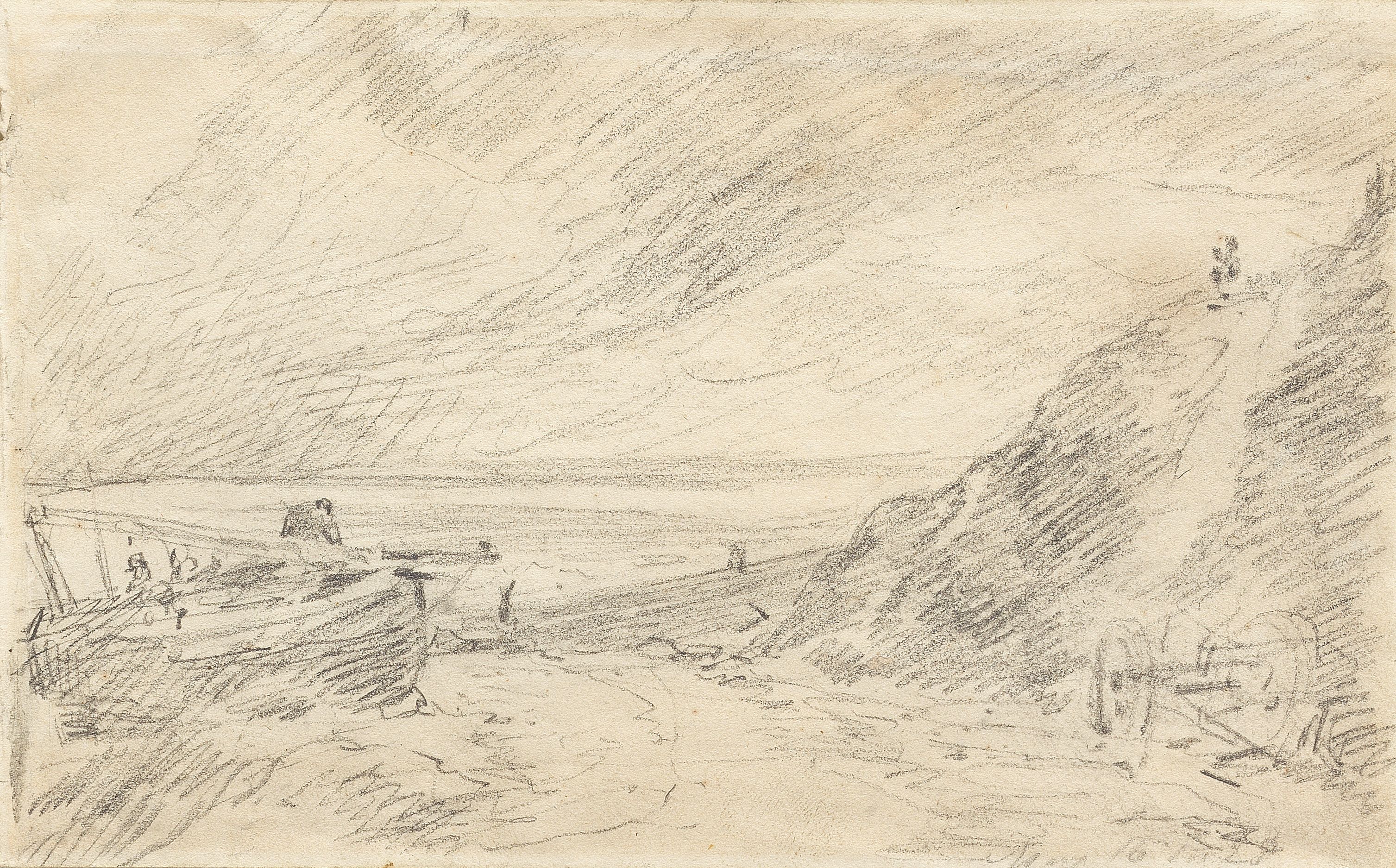 Scene on Brighton Beach