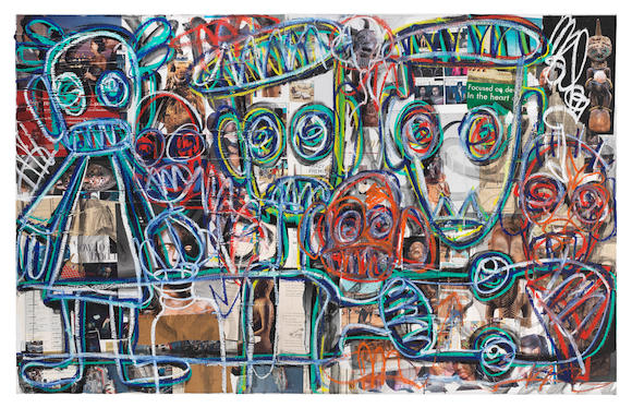 Bonhams : Aboudia Abdoulaye Diarrassouba (Ivorian, born 1983) Untitled ...