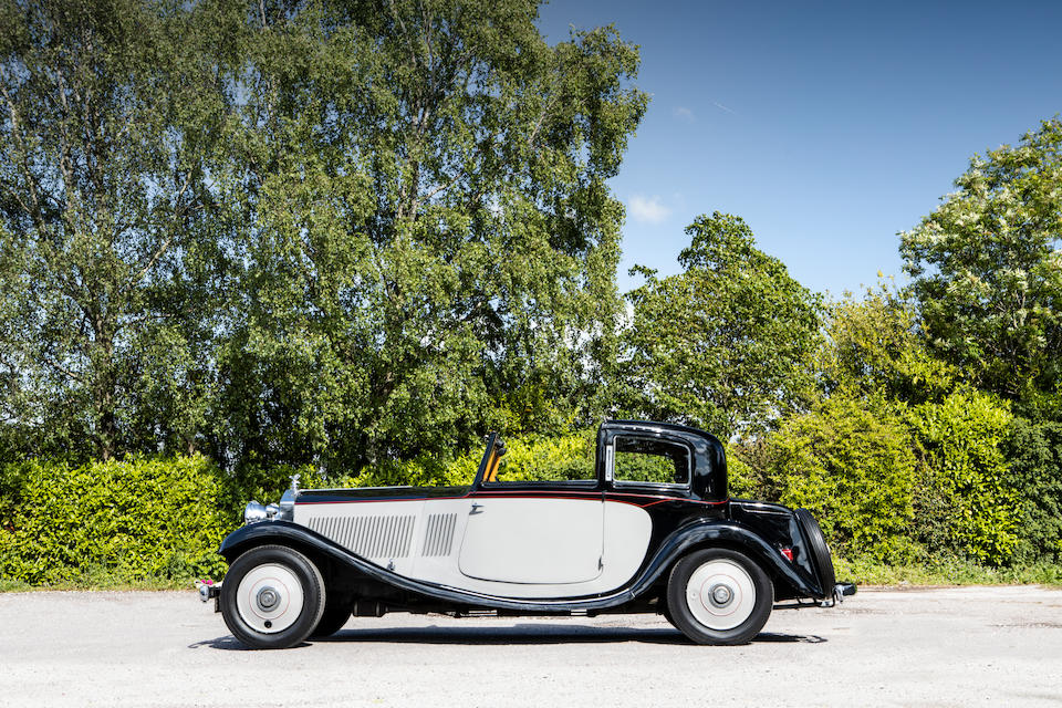 Bonhams : 1933 Rolls-Royce 20/25 Coupé de Ville Chassis no. GYZ8