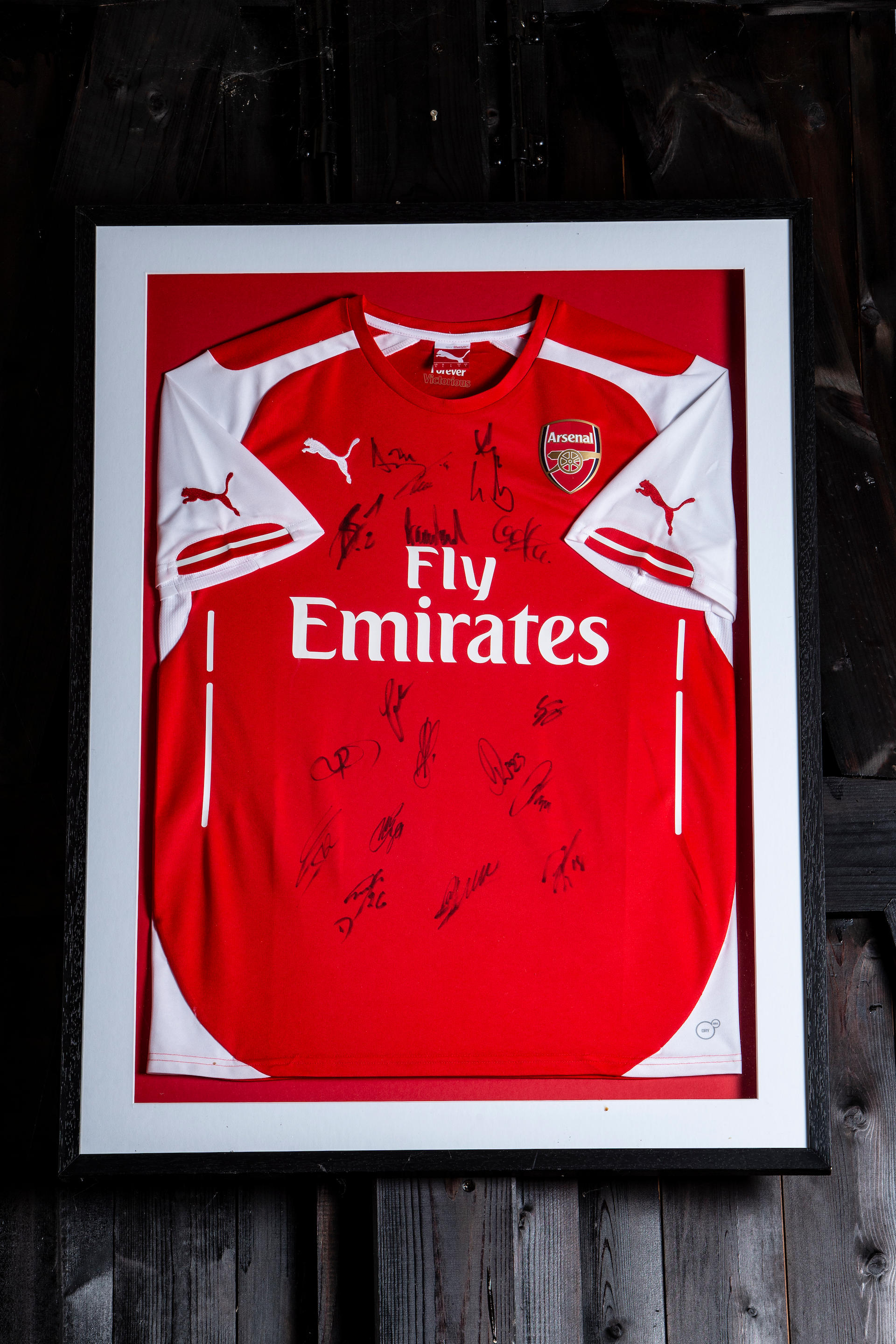 Squad Signed Framed Shirt