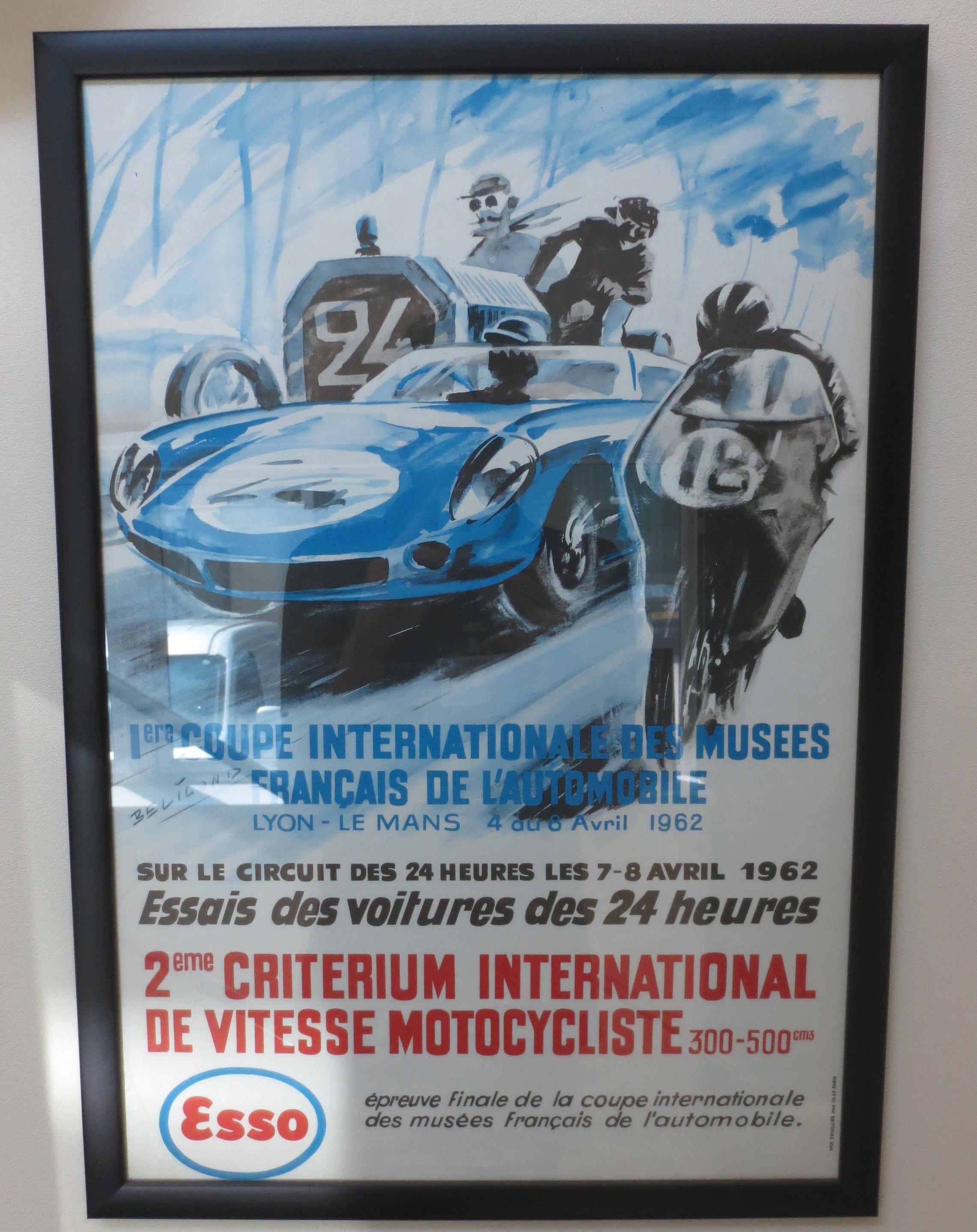 Bonhams Cars : Two posters for events at Car and Motorcycle races at Le ...