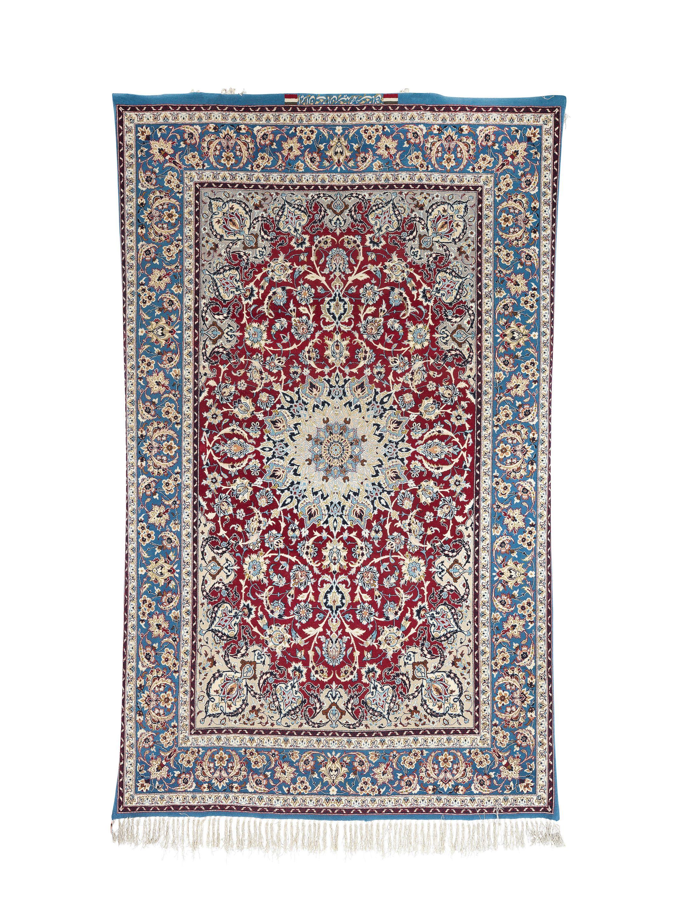An Isafahan rug, signed