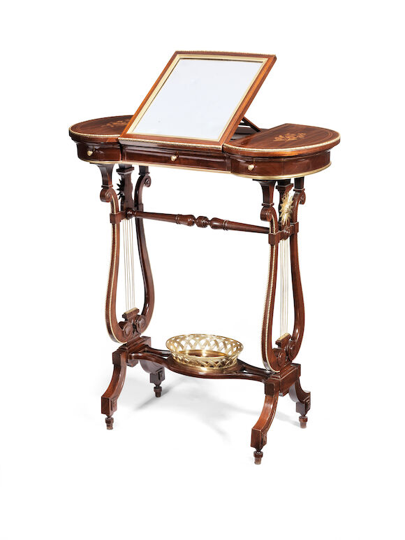Bonhams : A French late 19th century rosewood, marquetry and gilt metal ...