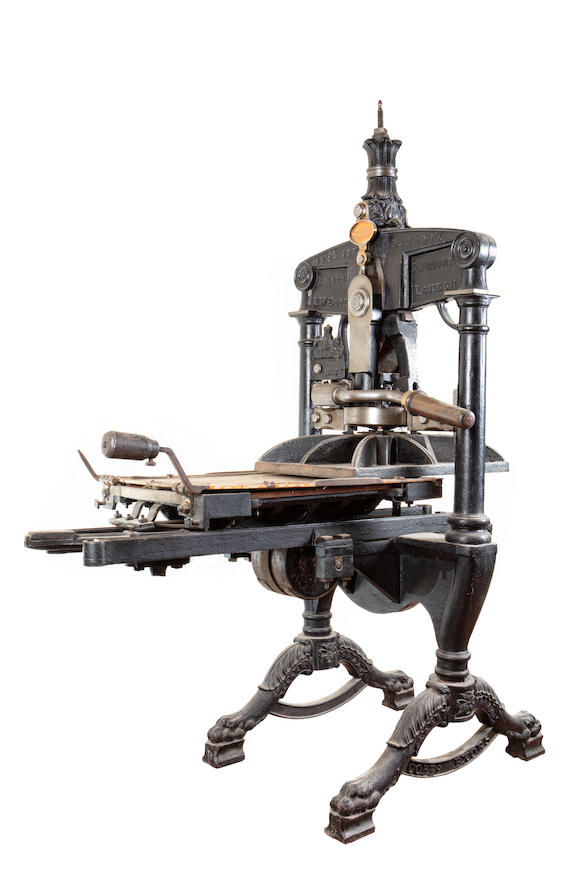 Bonhams : A HOPKINSON'S IMPROVED ALBION PRINTING PRESS NO.1007 ...