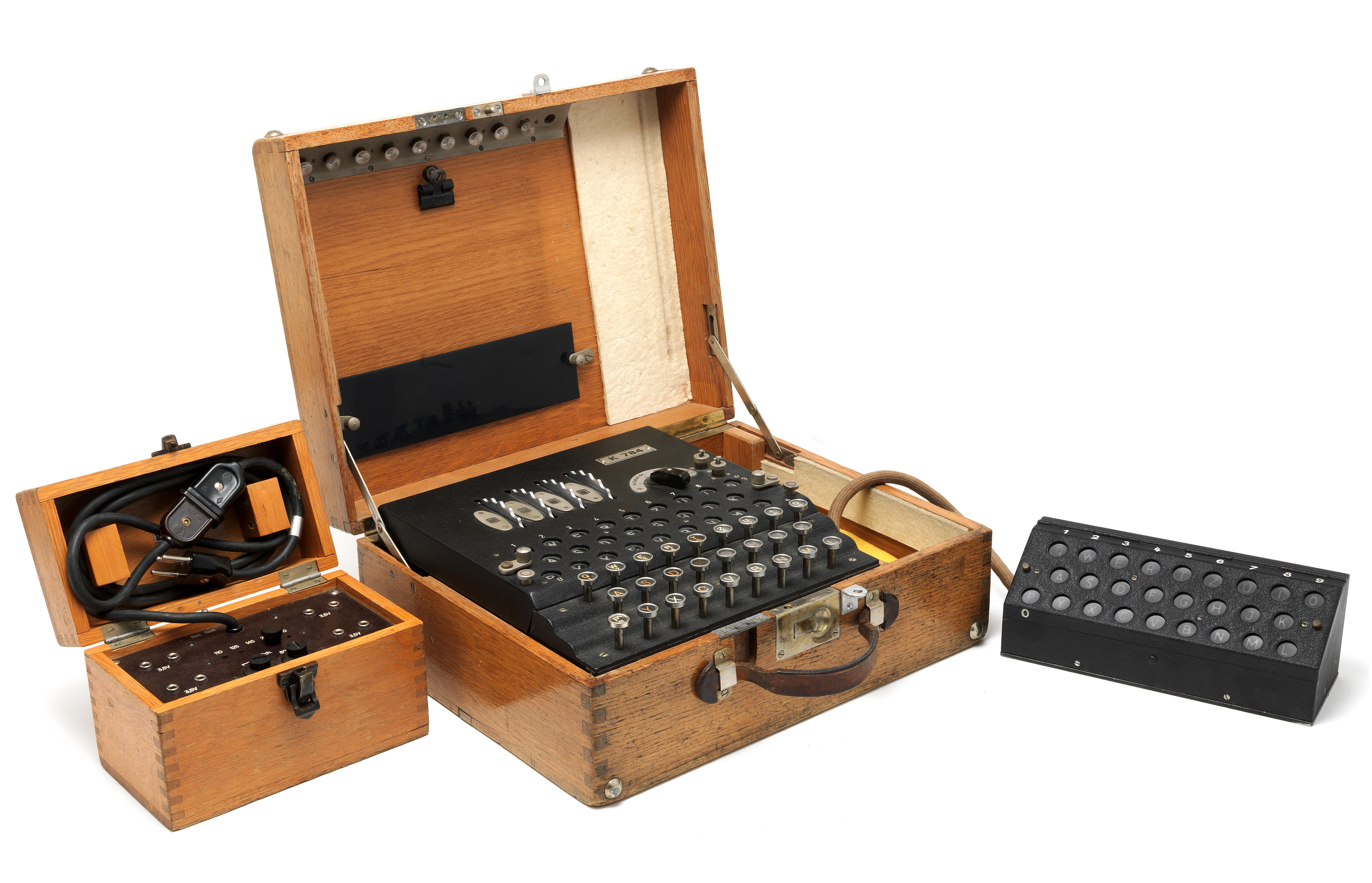 A Rare Swiss K 3-rotor Enigma Enciphering machine manufactured for the...