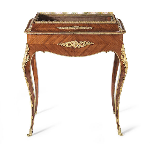Bonhams : A French late 19th century kingwood and gilt metal mounted ...