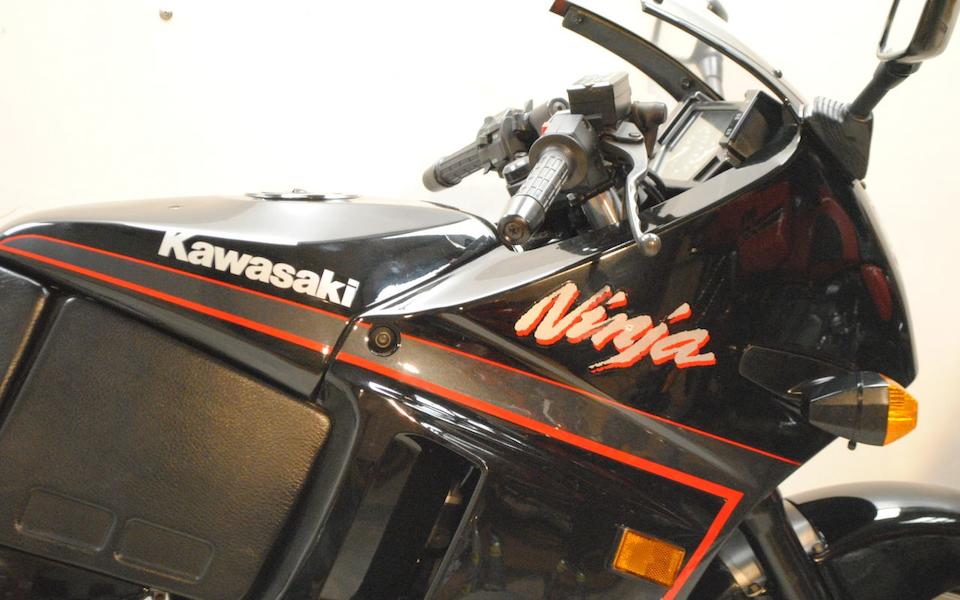 1989 Kawasaki Ninja Frame no. JKAZX4C1XKB507357 no. ZX600AE 076208