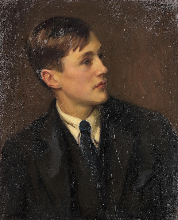 Bonhams : Henry Harris Brown R.P.,N.P.S. (British, 1864-1948) Portrait ...