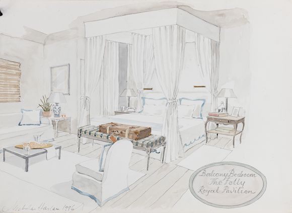 Bonhams : Nicky Haslam (British, born 1939) Interior designs for The ...